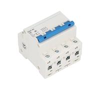 Culnflun Disyuntor Mini 4P Mcb, Disyuntor de montaje en riel Din, Interruptor de protección contra sobrecarga de 20 A 400 V, Componente eléctrico modular de capacidad de ruptura 60
