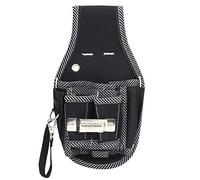 Culnflun Electricista de reparación de la cintura poliéster herramienta multifuncional bolsita con nueve mangas para el trabajo al aire libre negro