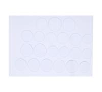 Culnflun Ensemble de lentilles en Verre de Montre Plates, Ensemble de lentilles en Verre de Montre à Bords Lisses 21 pièces, épaisseur de 1,2 mm résistante aux Hautes