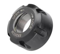 Culnflun Er25um Tuerca de equilibrio dinámico Portabrocas de metal Torno adecuado para Allí tipo mango de herramienta Negro Blanco 1 piezas 130 g (M32*1.5)
