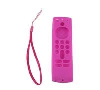Culnflun Funda de Silicona para Mando a Distancia Fire TV Stick, Funda Protectora Antideslizante de 3.ª generación con cordón, Funda remota Negra Lavable Suave para Fire TV Stick (Conjunto Morado)