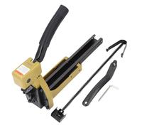 Culnflun Grapadora manual de cierre de cartón, pistola grapadora resistente para sellado de cajas de cartón corrugado, profundidad ajustable, inalámbrica, sin electricidad, tapa de