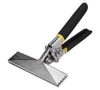 Culnflun Herramienta Dobladora de Metal, Alicates de Cerradura Manual de 150 Mm con Mandíbula Recta para Aplanar y Unir Chapas de Metal, Construcción de Acero al Cromo Vanadio y Ma