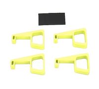 Culnflun Horizontal Supter Stand para Consola de Juegos, 4 Piezas Anti Slip Console Console Soporto de enfriamiento de los pies del Soporte para Mejorar la disipación de Calor ABS (Yellow)
