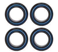 Culnflun Juego de 4 rodamientos de bolas radiales esféricos lisos con ranura profunda, acero con alto contenido de carbono, diseño resistente para maquinaria de ingeniería, cilindr (GE25ES-2RS)