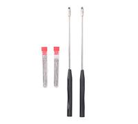 Culnflun Juego de Varillas de inoculación de Cobre con bucles, Herramienta de inoculación de Laboratorio estéril para microbiología, Cultivo Celular: 2 Varillas, 2 Botellas de Anil