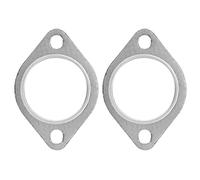 Culnflun Junta de colector de escape OEM 18107502346, 2 piezas de junta de brida de colector de escape de metal, reemplazo directo para conjunto de escape de vehículos E36 E39 E46