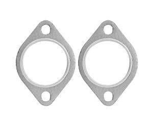 Culnflun Junta de colector de escape OEM 18107502346, 2 piezas de junta de brida de colector de escape de metal, reemplazo directo para conjunto de escape de vehículos E36 E39 E46