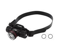 Culnflun Linterna frontal de buceo, luz frontal LED de luz amarilla de 1500 lm, linterna subacuática IPX8 con 5 modos de iluminación, diseño de aleación de impacto para buceo a 80