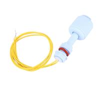 Culnflun Liquid Level Float Switch, 5pcs PP Plastic Water Level Sensor Wire Length Approx 400mm Liquid Level Sensor For Water Plant Food Industry Generator Equipment