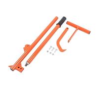Culnflun Log Lifter Roller Heavy Duty Steel Log Cant Hook Jack Tool Easy to Lift Transport Logs for Outdoor Woodworking 51 Inch