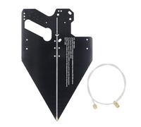 Culnflun Log Periodic Antenna Wireless 0.1 to 12ghz Passive Direction Finding Antenna Wide Bandwidth Outdoor Handheld Design for Signal Measurement Radio Reconnaissance