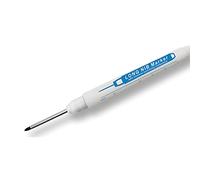 Culnflun Long Nib Marking Pen Multifunctional Waterproofing Deep Hole 30mm Reach Marker with Simple Ruler for Woodworking Metal Glass Plastic ABS Carbon Steel 138mm (White)