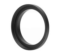 Culnflun M48 To M42 Adapter Ring, 48mm to 42mm Aluminum Alloy Connecting Ring, Practical Astronomical Telescope Thread Accessory 1PCS Black