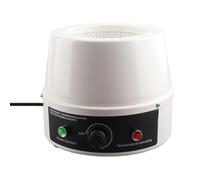 Culnflun Manto de calefacción eléctrica, Control de Temperatura de Laboratorio, Chaqueta calefactora, termostático, Calentador para calefacción de líquidos, 500ml, 250W, 110V (500 ml Enchufe Europeo