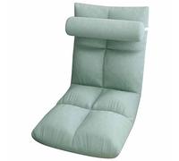 Culnflun Mini Silla de Piso con Respaldo, sofá Plegable, Cama, sofá, reclinable, Silla para Juegos, Silla de meditación, 18,5 Pulgadas de Profundidad, 15,35 Pulgadas de Ancho, 4,33 (Peacock Blue)