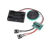 Culnflun Módulo de Sonido de 4 Minutos con grabación controlada por Botones | Reproducción de audio en PCB, 31x21 mm, 3-4,5 V, con pilas AAA, para tarjetas, marcos, álbumes de fotos y manualidades