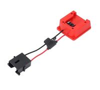 Culnflun Niños Juguetes Que montaron Adaptador de batería Resistente convertidor de Potencia de 18V liviano para Peg Perego Ride en Juguetes de plástico ABS con Conectores de alamb (Conector Negro)