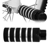 Culnflun Pedales BMX Pegs - Estriberas de Metal 38x110mm, Soporte para Pies para BMX y MTB, Par de Accesorios Negros