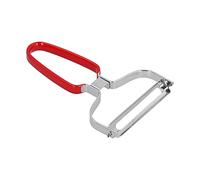 Culnflun Pelador de verduras, hoja de acero al carbono, pelador de patatas en forma de Y, cuchillo para pelar, patata, fruta, zanahoria, pepino, fácil de pelar y limpiar (Roja)