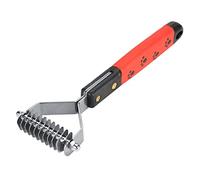 Culnflun Pet Hair Comb, Stainless Steel Pin Grooming Deshedding Tool for Dogs Cats Long Hair, Dematting Undercoat Rake for Dogs and Cats, Dog Shedding Brush (M377-10)