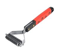 Culnflun Pet Hair Comb, Stainless Steel Pin Grooming Deshedding Tool for Dogs Cats Long Hair, Dematting Undercoat Rake for Dogs and Cats, Dog Shedding Brush (M377-18)