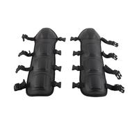 Culnflun Polainas para recortadoras, espinilleras para cortar el césped, espinilleras protectoras para las piernas para usar al recortar desbrozadoras, equipo de protección fácil d