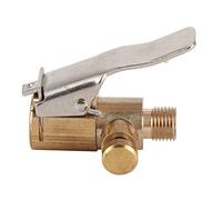 Culnflun Portabrocas para inflar neumáticos, Portabrocas de aire rápido, Conector de válvula de neumático, Clip de bomba de aire con válvula para coche y motocicleta