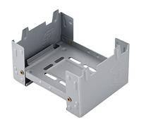 Culnflun Quemador portátil para estufa de bolsillo, para camping, combustible, alcohol, 95 x 75 mm, ejército sólido, para exteriores, duradero, ligero, tamaño de palma de zinc, color plateado