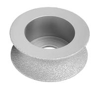 Culnflun Rueda de molienda de diamantes soldados 7.3 cm Herramienta abrasiva cóncava para piedra Cerámica de mármol de mármol de granito Adjunta de molinillo (Concave grinding wheel 2.5)