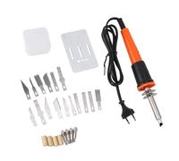 Culnflun Soldador con Cable, Herramienta Eléctrica de Corte con 16 Cuchillas, Soldador Electrónico Profesional de 30 W, 380 ℃-400 ℃ para Reparación de Soldadura, Reparación Eléctrica, Joyas, Bricolaje