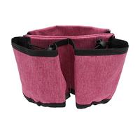 Culnflun Soporte para Bebidas de Maleta de Viaje, Portavasos para Asa de Equipaje, Organizador para Café y Botellas (Rosa roja)