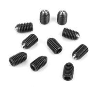 Culnflun Spring Plunger Set 10pcs, M10 Carbon Steel Ball Plungers with Hex Socket for Accurate Positioning and Pressure in Mechanical Devices, Automatic Machines, M10x20 (M10*20(10PCS))