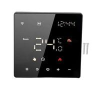 Culnflun Termostato doméstico programable digital con pantalla táctil, controlador de temperatura inteligente WiFi ME81 LED 7, 16 A 100-250 VAC, incluye adaptador de cable C para (3A Water Floor