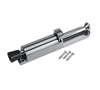 Culnflun To Kickdown Door Stop, detención de la puerta de aleación de zinc de servicio pesado tope de puerta de goma suave de goma de goma cargada fácilmente paso al tope de goma (Plata)