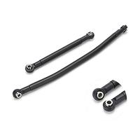 Culnflun Varilla de dirección, Kit de Barra de Enlace de Enlace de dirección de aleación de Aluminio para el Auto axial SCX10 90046 90047 RC (Black)