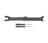 Culnflun Watch Band Strap, Stainless Steel Mesh Adjustable Wristband for Ambit 3 Sport 3 Run Durable Comfortable Secure (Negra)