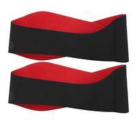 Culnflun Waterproof Ear Headband Yoga Hair Band 2 Pack Adjustable Neoprene Sports Headband for Swimming Yoga Adults Soft Comfortable Non Slip Ear Protection 22.8 3.1 Inches (Black)