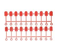 CULNFLUN XT60 Tapa del conector de enchufe terminal de goma a prueba de polvo de cubierta pretendiente batería de litio rojo para juguetes modelo RC