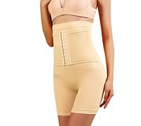Culote Antirozaduras Mujer Bragas Embarazada Fajas para Piernas Reduform Faja Adelgazante Pantalones De Retracción del Vientre De Cintura Alta Sin Costuras Fajas Colombianas Short Beige L