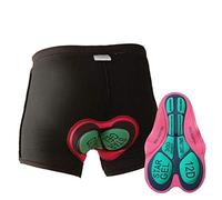 Culotte Ciclismo Hombre,Culotte Ciclismo Mujer La ropa interior de los calzoncillos bicicletas montaña Pantalones cortos ciclista acolchado 5D 20D hombres por la bicicleta descenso corto(12D GEL,3XL)