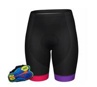 Culotte Ciclismo Hombre Mallas con Tirantes for Ciclismo de montaña con Almohadilla de Gel 20D, Pantalones Cortos de Ciclismo for Mujer, Variedad de Estilos for Verano(Color-3,XL)