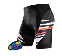 Culotte Ciclismo Hombre Pantalones de Ciclismo de Verano for Hombre con Relleno de Gel 20D, Pantalones Cortos de Bicicleta de montaña más nuevos, Ropa de Bicicleta(B,4XL)