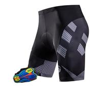 Culotte Ciclismo Hombre Pantalones de Ciclismo de Verano for Hombre con Relleno de Gel 20D, Pantalones Cortos de Bicicleta de montaña más nuevos, Ropa de Bicicleta(H,M)