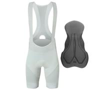 Culotte con Tirantes Hombres Ciclismo Cortos Pad Bike Bib Pantalones Bicicleta Knicker Transpirable Y De Secado Rápido Culote Ciclista Hombre con Tiras Reflectantes B,S