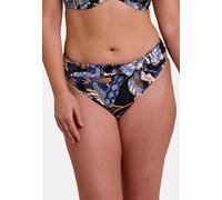 Sans Complexe Fidji Bikini Bottoms, Black Exotic Print, 48-50 Mujeres