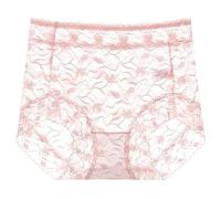 Culotte Mujer Plus Size Women's High Waist Black Lace Thin Sexy No Breathable Comfortable Shorts Pantalon Corto Mujer Vestir Short Mujer Deporte (Pink, XL)