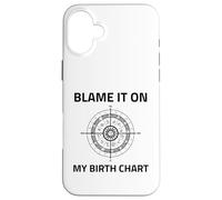 Culpa a mi carta natal Signo solar ascendente ascendente astrología natal Carcasa para iPhone 16 Plus