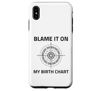Culpa a mi carta natal Signo solar ascendente ascendente astrología natal Carcasa para iPhone XS Max