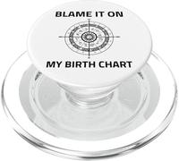 Culpa a mi carta natal Signo solar ascendente ascendente astrología natal PopSockets PopGrip para MagSafe